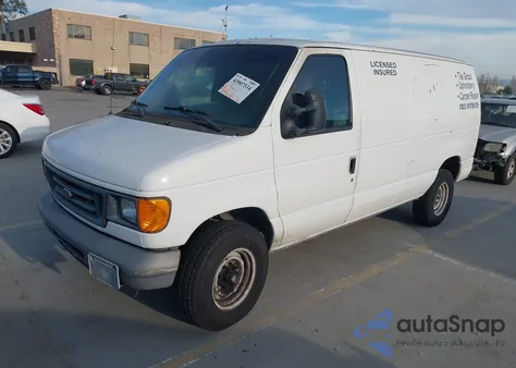 2007 Ford E-350 Super Duty Commercial/Recreational z USA, uszkodzony, nr VIN 1FTSE34L77DB19196